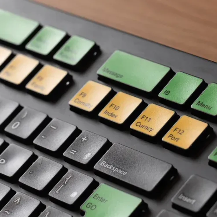 A financial analyst’s Bloomberg keyboard layout.